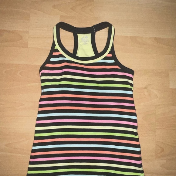 Champion Multi-Color Stripe Tank sz S - Picture 4 of 7